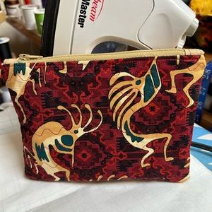Handmade Southwest Quilted Cosmetic Bag